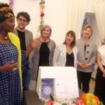 da sinistra peggy borden francesco arcidiacono marisa fiorillo lina coppola barbara catino e sihem bjaoui-min