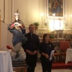 DON ALESSANDRO GALLOTTI CON DIANA SARDONE DI LORENZO-min