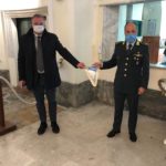 IL PRESIDENTE CARMINE NOBILE CON IL COMANDANTE DANILO PETRUCELLI