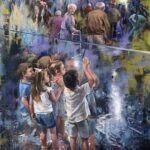 dipinto dello spagnolo Juan Lucera- Jerez de la Frontera