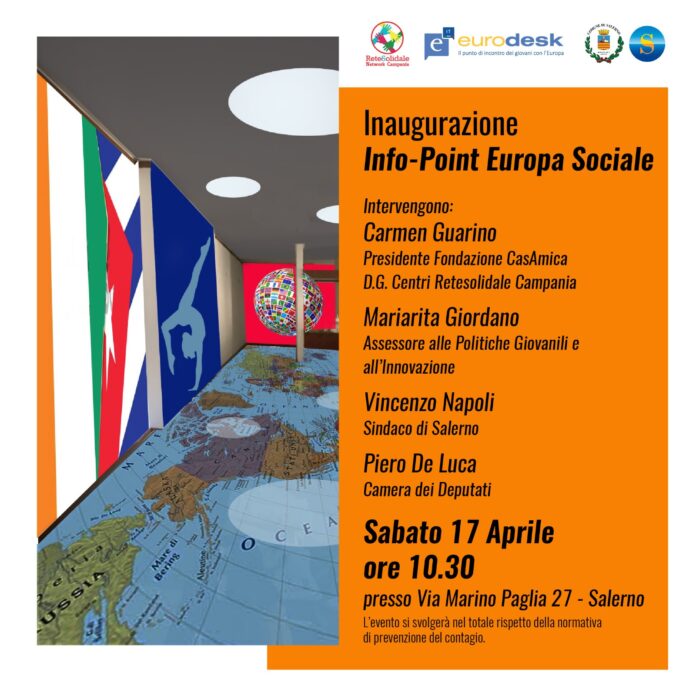 Locandina Inaugurazione nuovo Info-Point Europa Sociale