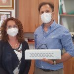 la DIRIGENTE SCOLASTICA MIRELLA AMATO E IL DOTTOR PASQUALE SANNINI