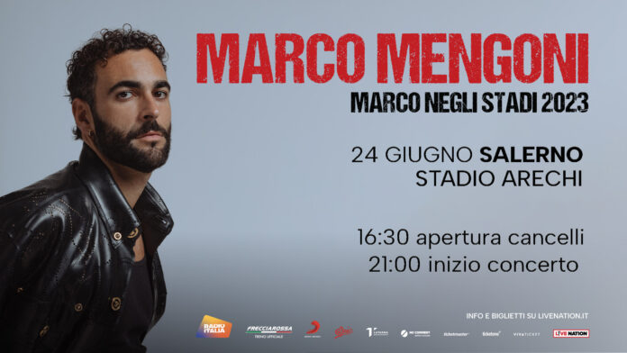 Mengoni Salerno 2023 con info utili