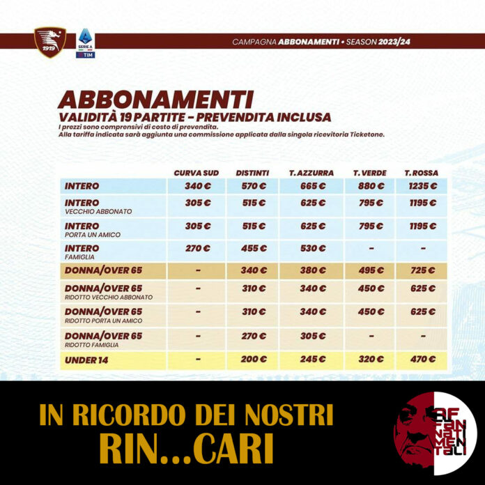 salernitana e 2 novembre