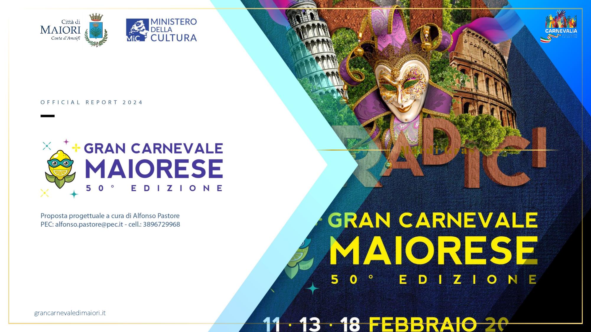 Tutto pronto a Maiori per la 50esima edizione del Gran Carnevale dal 4 al  18 febbraio — Gazzetta di Salerno