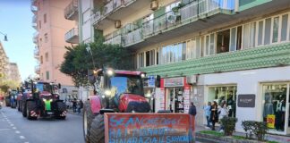 protesta agricoltori salerno