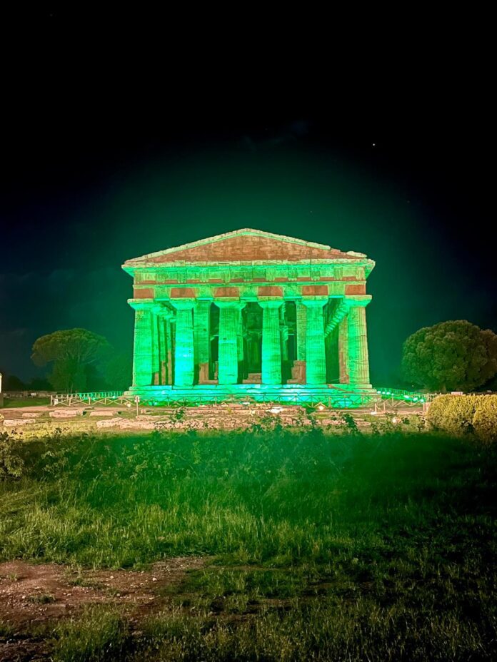 Su concessione 81_2025 del Ministero della Cultura – Parchi archeologici di Paestum e Velia - Tempio di Nettuno nel 2024