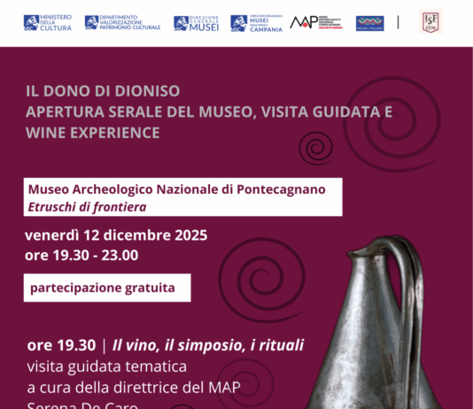 Il dono di Dioniso, Museo di Pontecagnano aperto di sera