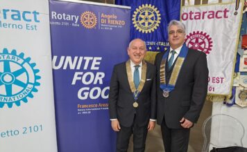 La visita del Governatore del “Distretto Rotary 2101”, Angelo Di Rienzo, al “Rotary Club Salerno Est”.