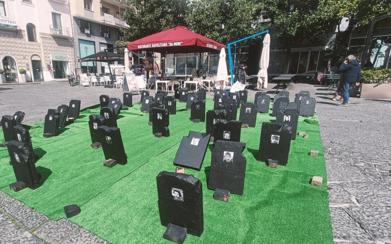 installazione piazza portanova