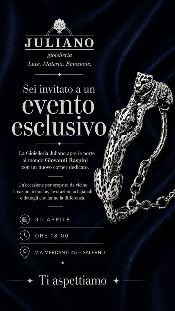 gioielleria Juliano a Salerno il corner Giovanni Raspini