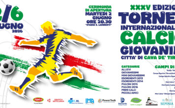 Torneo Internazionale di Calcio Giovanile “Città di Cava de’ Tirreni”, presentazione mercoledì 27