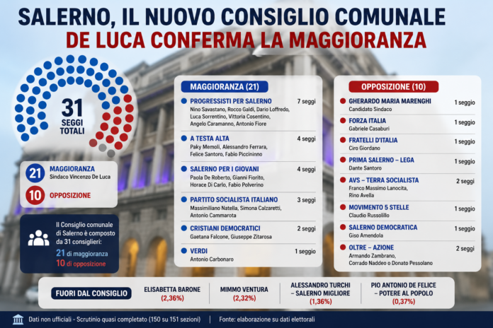 eletti-consiglio-comunale-salerno eletti consiglio comunale salerno 2026