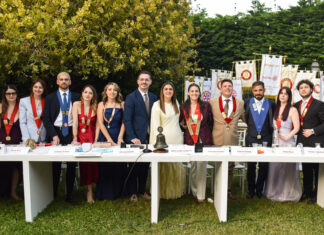 Passaggio di Consegne di 11 Club Rotaract della “Zona dei Castelli” del “Distretto 2101” all’Hotel Scapolatiello di Cava dè Tirreni.