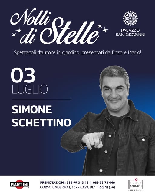 SIMONE SCHETTINO A PALAZZO SAN GIOVANNI