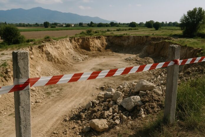sequestrata-una-cava-abusiva-a-battipaglia-area-ag cava abusiva Battipaglia