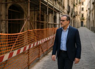 Sopralluogo del Sindaco De Luca in Via Fieravecchia: Proseguono i Lavori di Restauro lavori di restauro Salerno