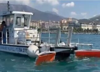 Ritorna il servizio Spazzamare a Salerno: presentazione ufficiale al Porto Marina d’Arechi