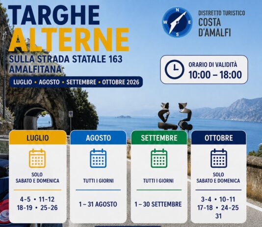 Targhe alterne in Costiera, tutto quello che c’è da sapere