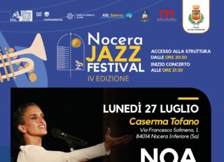 Noa in concerto al Nocera Jazz festival lunedì 27