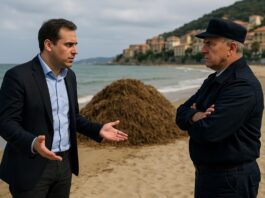 rimozione della Posidonia