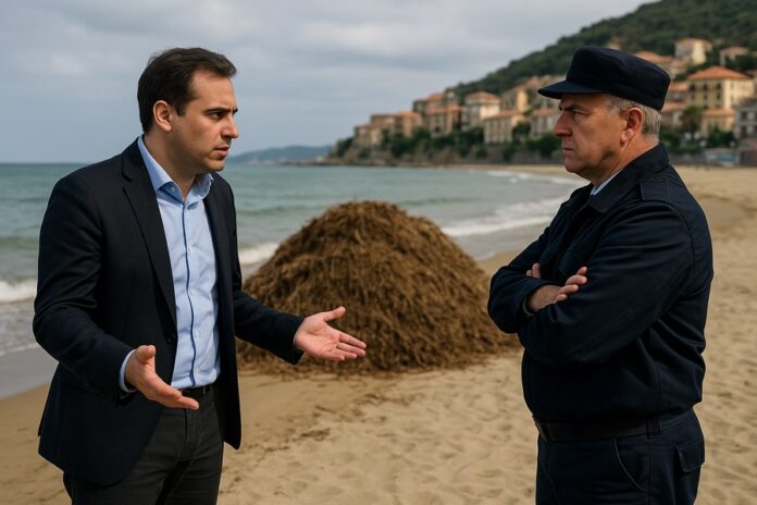 scontro-istituzionale-a-castellabate-per-la-rimozi rimozione della Posidonia
