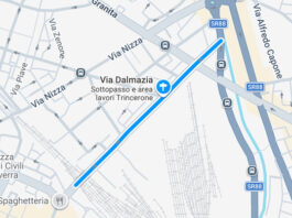 via Dalmazia sottopasso