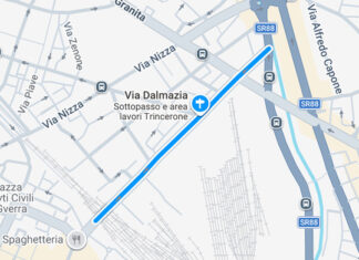 via Dalmazia sottopasso