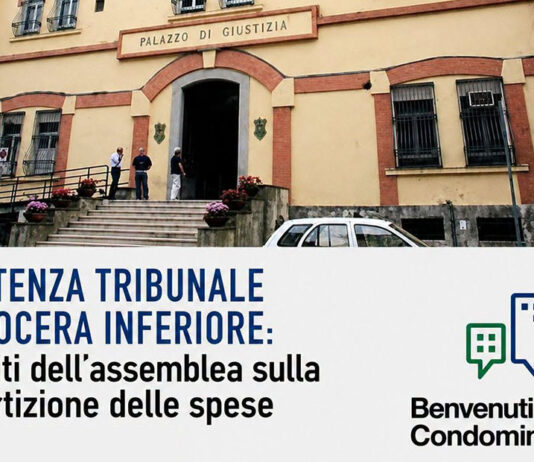 Tribunale di Nocera Inferiore: l’assemblea non può decidere arbitrariamente chi paga sentenza spese condominiali