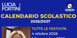 Scuola, il calendario 2026-27