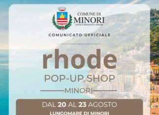 Skincare, Rhode sbarca a Minori per 4 giorni