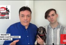 Fuori il traditore, Igor Righetti e Lorenzo Castelluccio con Leal per gli animali abbandonati