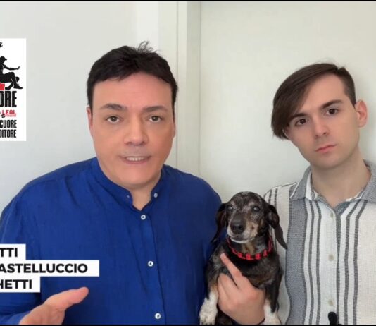 Fuori il traditore, Igor Righetti e Lorenzo Castelluccio con Leal per gli animali abbandonati