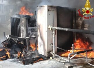 Ruggi, incendio al Pronto Soccorso, nessun intossicato