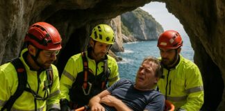 turista salvato Punta Campanella