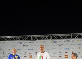 Sergio Landi campione italiano over 65 nei 10.000m di pattinaggio corsa