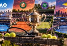 Grande slalom tennis