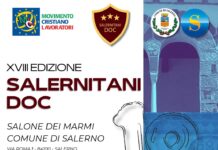 Premio Salernitani Doc, 18a edizione venerdì 23 a Palazzo di Città