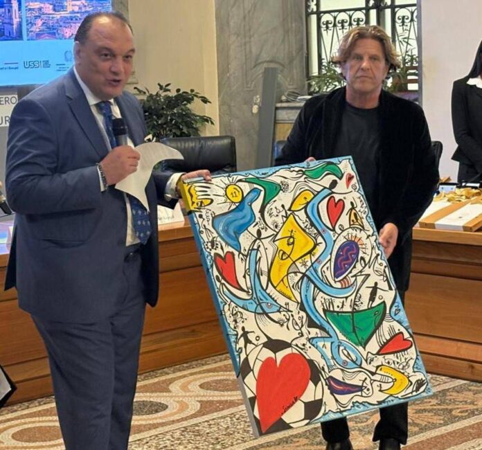 Mihajlović nel ‘cuore’ di tutti, premio alla memoria e opera d’arte di Benito Macerata