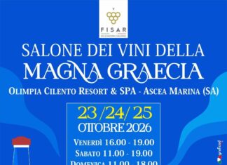Ascea Marina ospita il Salone dei Vini della Magna Grecia dal 23 al 25 ottobre Salone dei Vini della Magna Grecia
