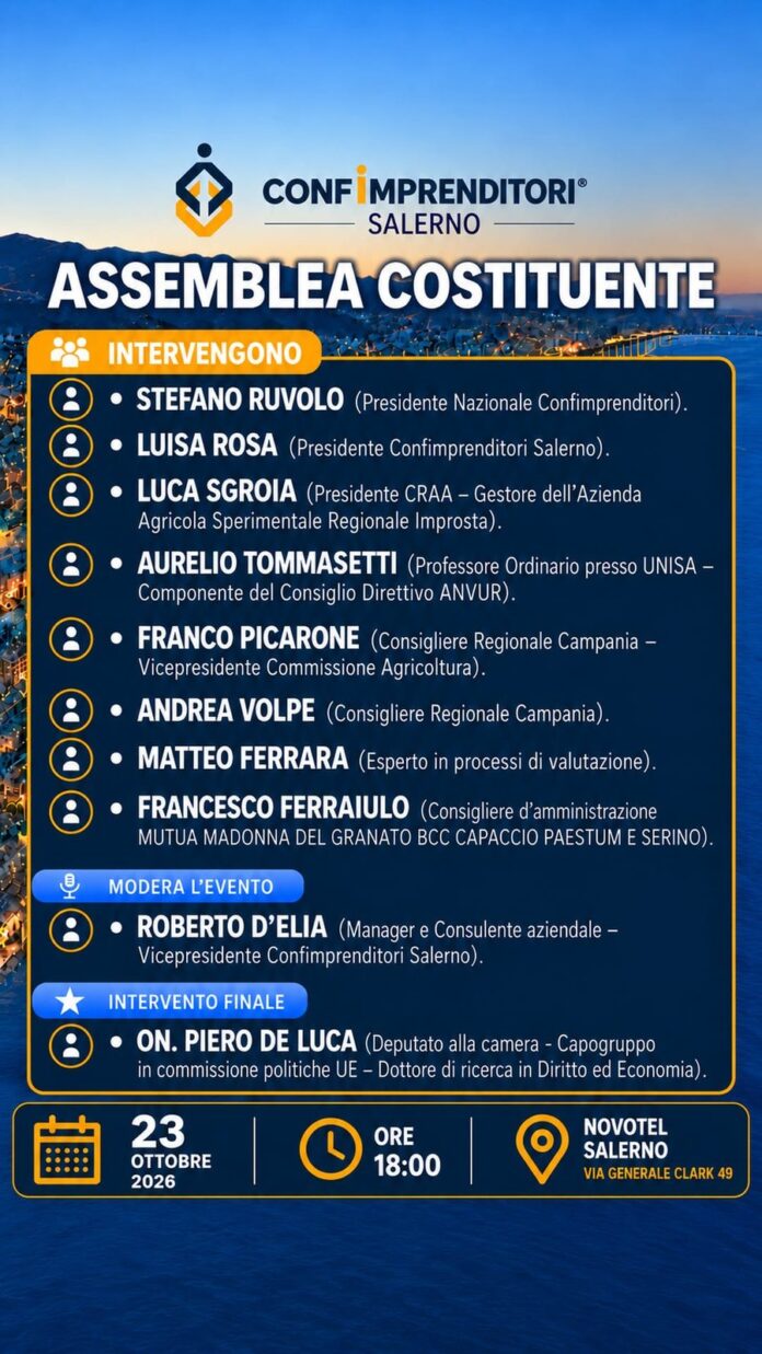 assemblea-costituente-di-confimprenditori-salerno- Assemblea Costituente Confimprenditori