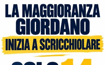 Cava de’ Tirreni: Maggioranza Giordano in crisi con soli 14 voti favorevoli maggioranza Giordano