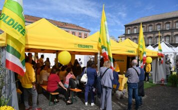 Coldiretti Napoli al Villaggio della Salute in Piazza Plebiscito Coldiretti Napoli salute