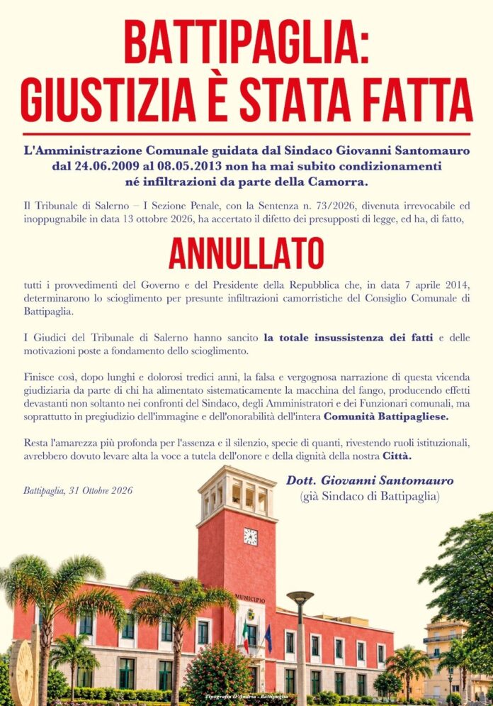 giovanni-santomauro-assolto-giustizia-per-battipag assoluzione Giovanni Santomauro