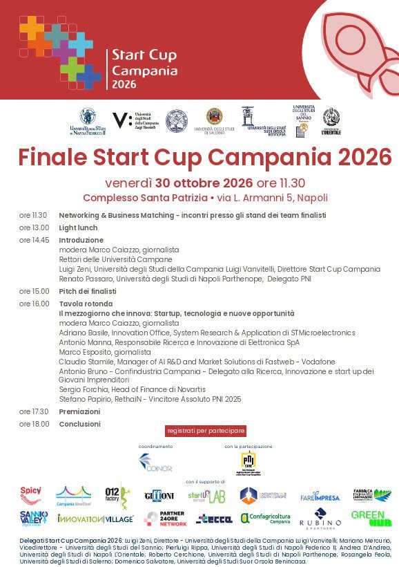 l-universit-di-salerno-finalista-a-start-cup-campa Start Cup Campania 2026