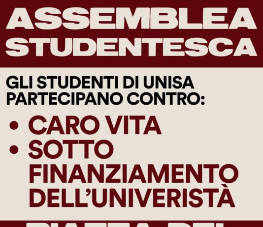 Mobilitazione studentesca a Fisciano per i diritti allo studio mobilitazione studentesca Fisciano