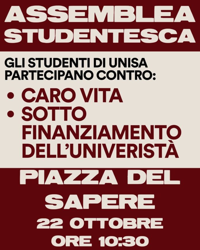 mobilitazione-studentesca-a-fisciano-per-i-diritti mobilitazione studentesca Fisciano