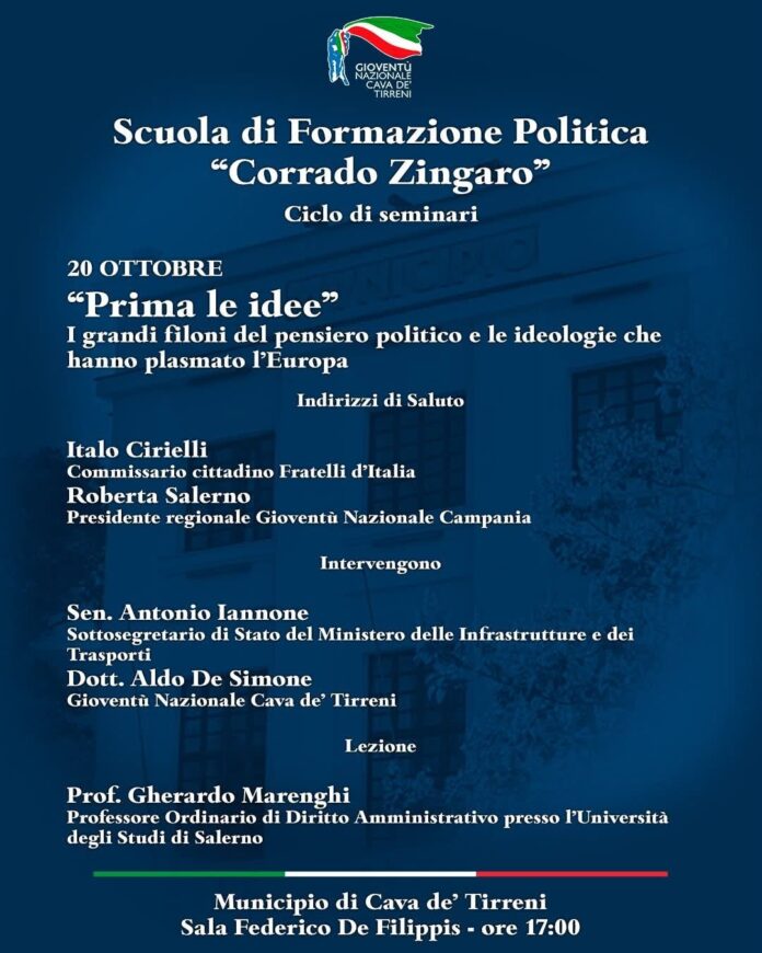 scuola-di-politica-corrado-zingaro-a-cava-de-tirre Scuola di Politica Cava de' Tirreni